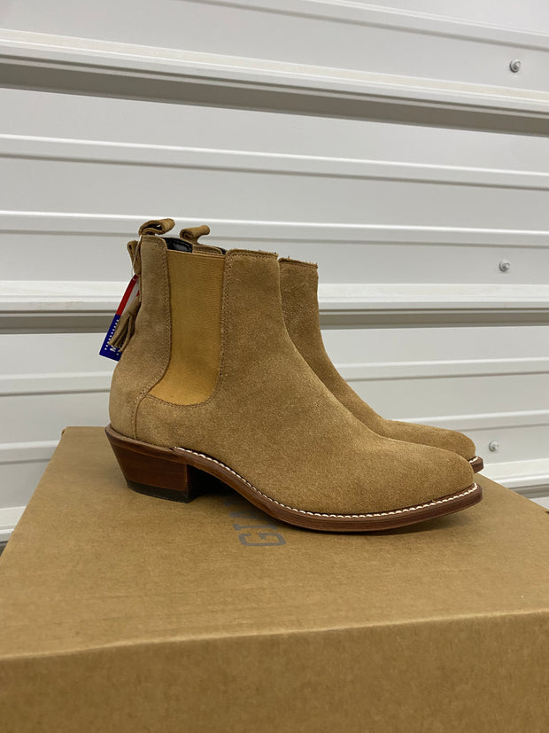 usikre mindre Plakater Ladies Chelsea Boot - Tan Suede – Mark Albert Boots